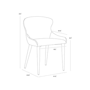 Evora Dining Chair - Dillon Stratus