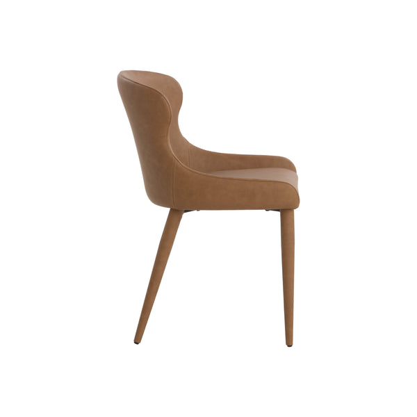 Evora Dining Chair - Milliken Cognac