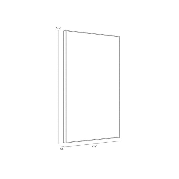 Face To Face (Set Of 2) - 40" X 60" - Black Floater Frame