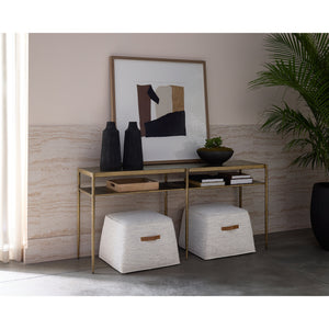 Family Dynamics II - 40" X 40" - Dark Brown Frame