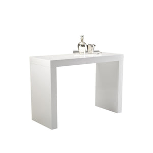 Faro Bar Table High Gloss White