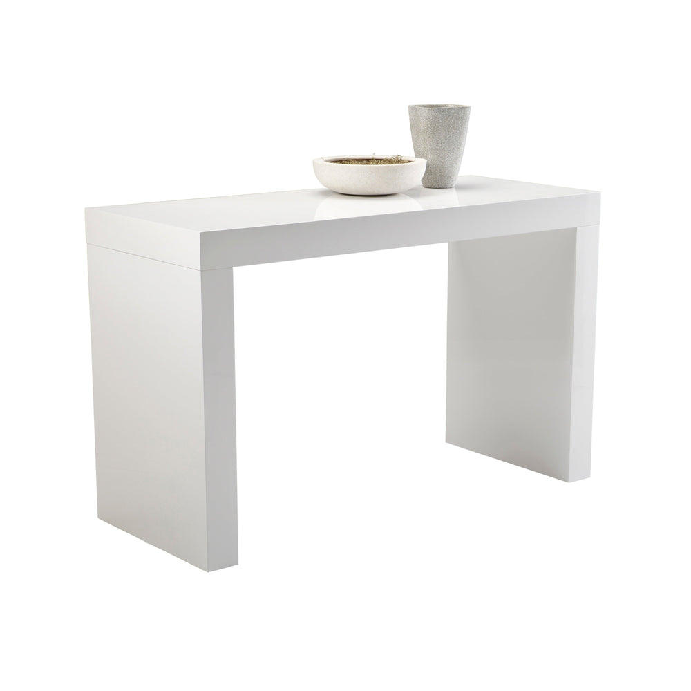 Faro Counter Table High Gloss White