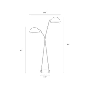 Faven Floor Lamp - Black