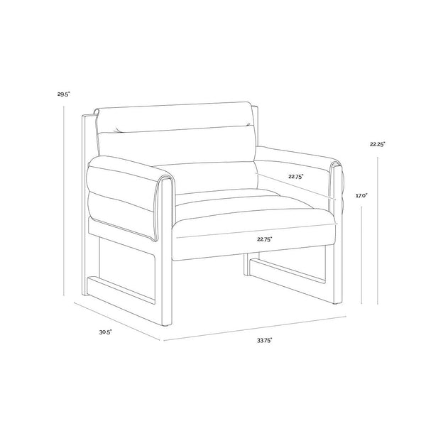 Ferguson Lounge Chair - Geralt Linen