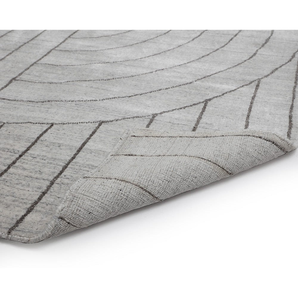 Fez Hand Loomed Rug - Ivory / Grey - 8' X 10'