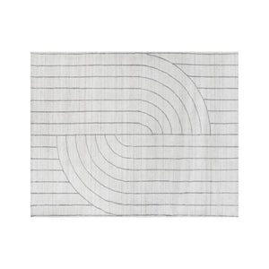 Fez Hand Loomed Rug - Ivory / Grey - 8' X 10'