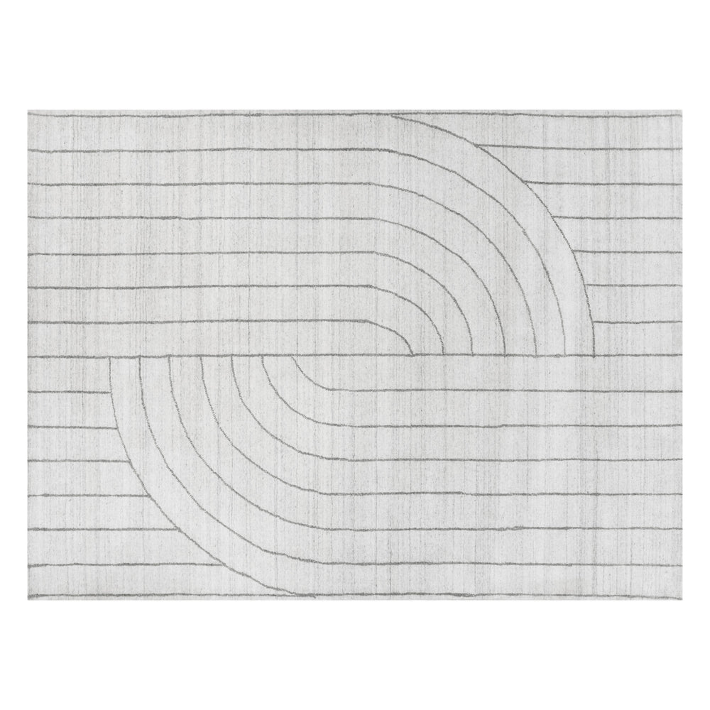 Fez Hand Loomed Rug - Ivory / Grey - 9' X 12'