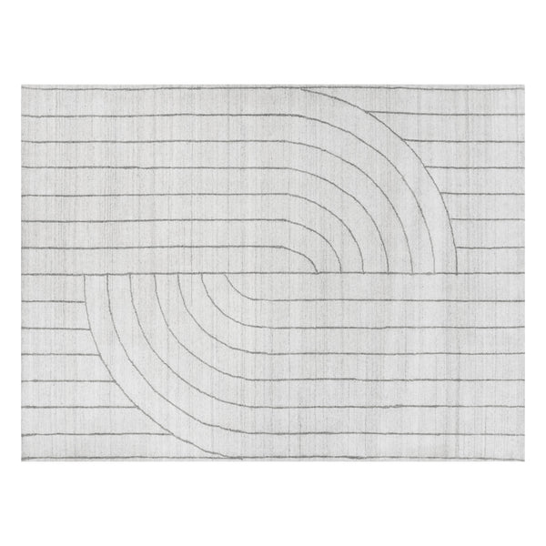 Fez Hand Loomed Rug - Ivory / Grey - 9' X 12'