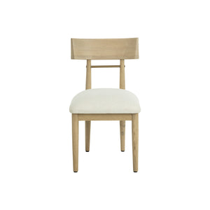 Florian Dining Chair - Light Oak - Geralt Linen