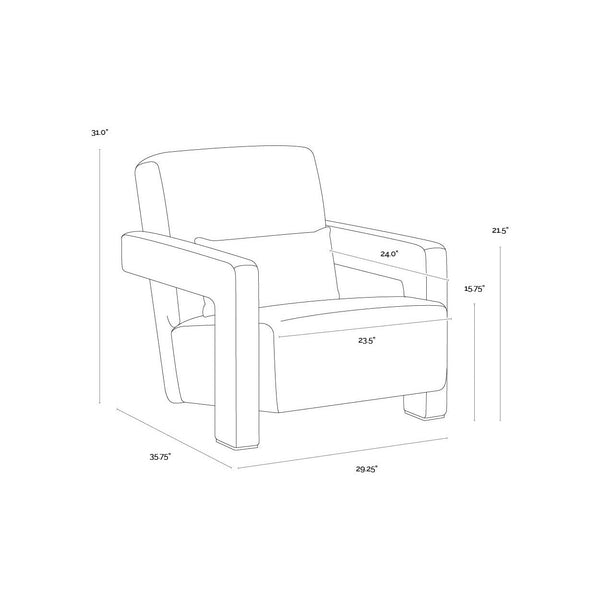 Forester Lounge Chair - Copenhagen Olive