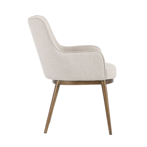 Franklin Dining Armchair - Beige Linen