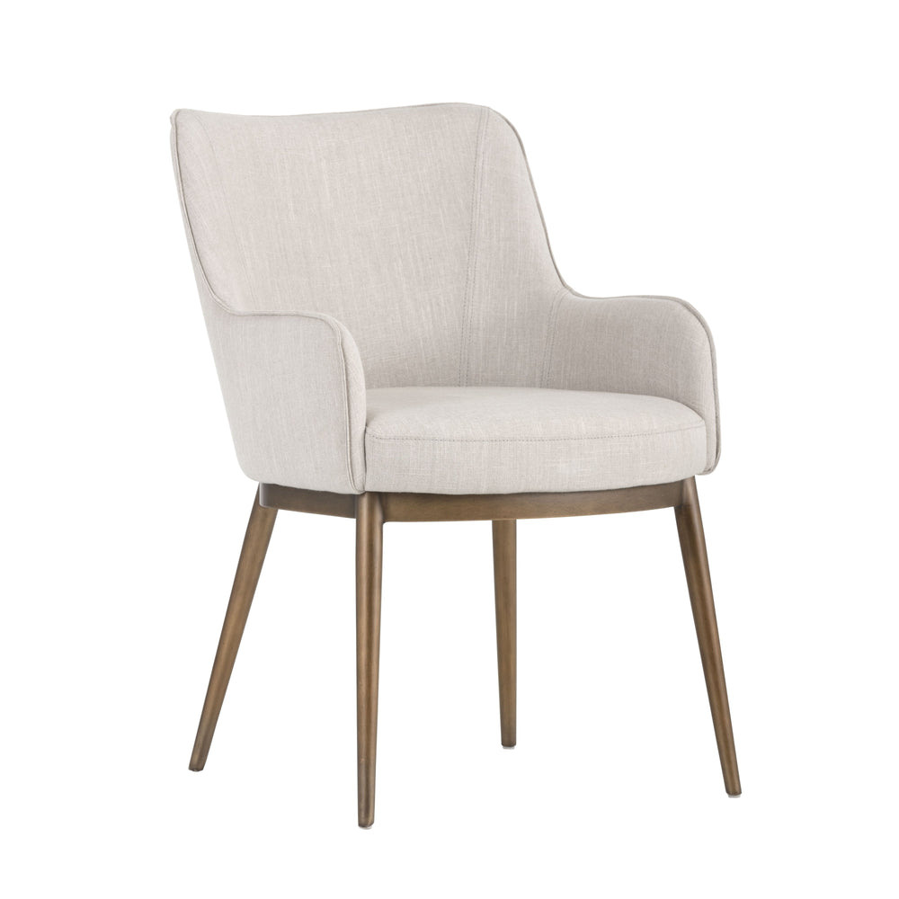 Franklin Dining Armchair - Beige Linen