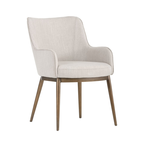 Franklin Dining Armchair - Beige Linen