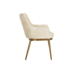 Franklin Dining Armchair - Bravo Cream