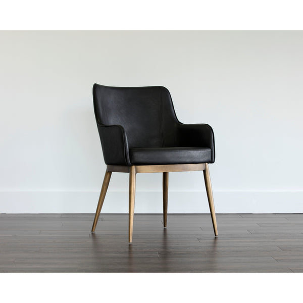 Franklin Dining Armchair - Vintage Black
