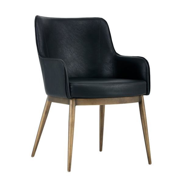 Franklin Dining Armchair - Vintage Black