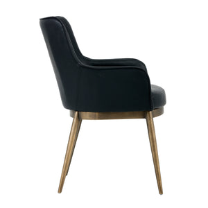 Franklin Dining Armchair - Vintage Black
