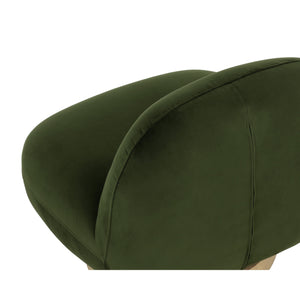 Franze Swivel Lounge Chair - Moss Green