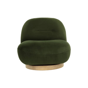 Franze Swivel Lounge Chair - Moss Green