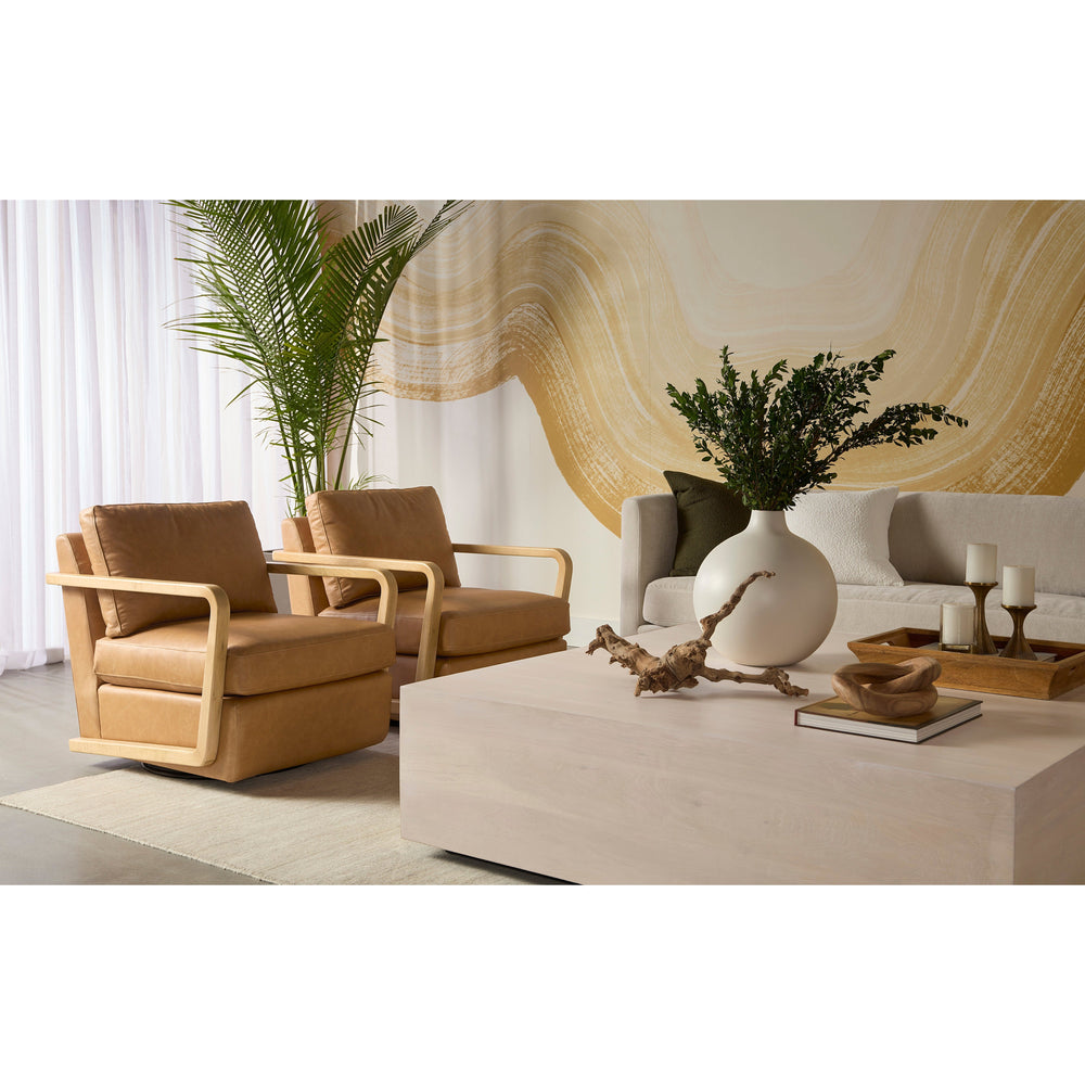 Frezco Coffee Table Square - Light Oak