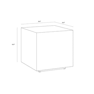 Frezco Side Table - Grey