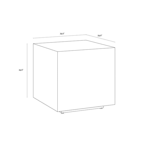 Frezco Side Table - Grey