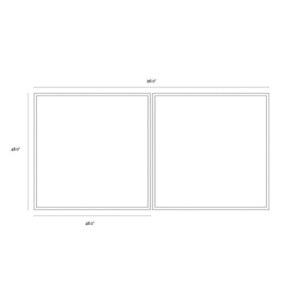 Fun And Whimsy (Set Of 2) - 48" X 48" - Black Floater Frame