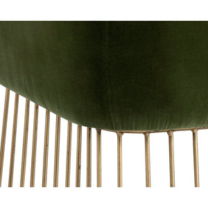 Gala Dining Armchair - Forest Green