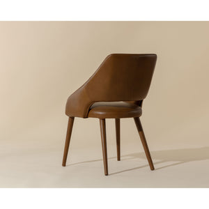 Galen Dining Armchair - Missouri Cognac Leather