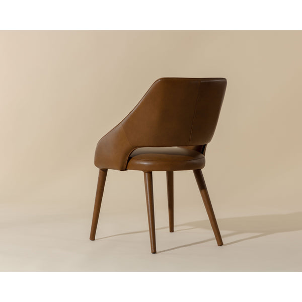 Galen Dining Armchair - Missouri Cognac Leather