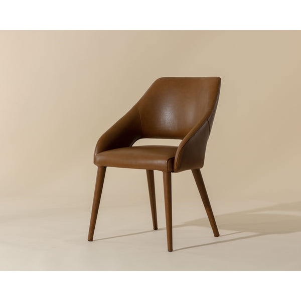 Galen Dining Armchair - Missouri Cognac Leather