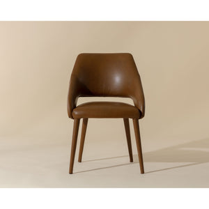 Galen Dining Armchair - Missouri Cognac Leather