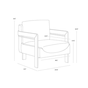 Garo Lounge Chair - Bravo Ash