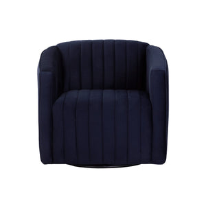 Garrison Swivel Lounge Chair - Abbington Navy