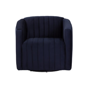 Garrison Swivel Lounge Chair - Abbington Navy