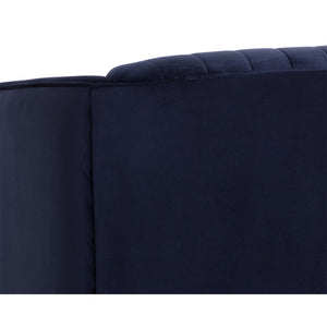 Garrison Swivel Lounge Chair - Abbington Navy