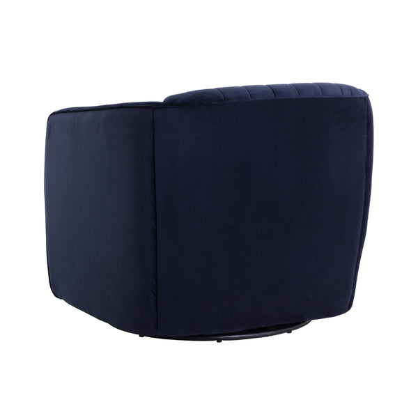 Garrison Swivel Lounge Chair - Abbington Navy