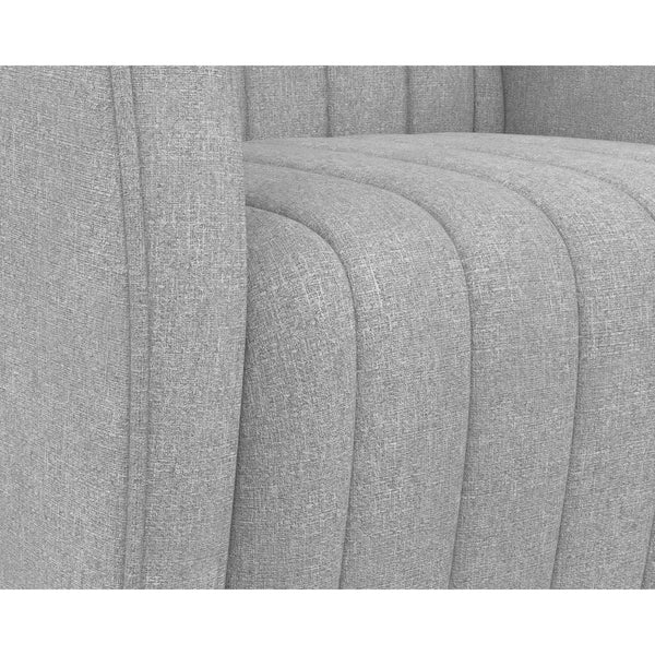 Garrison Swivel Lounge Chair - Liv Dove