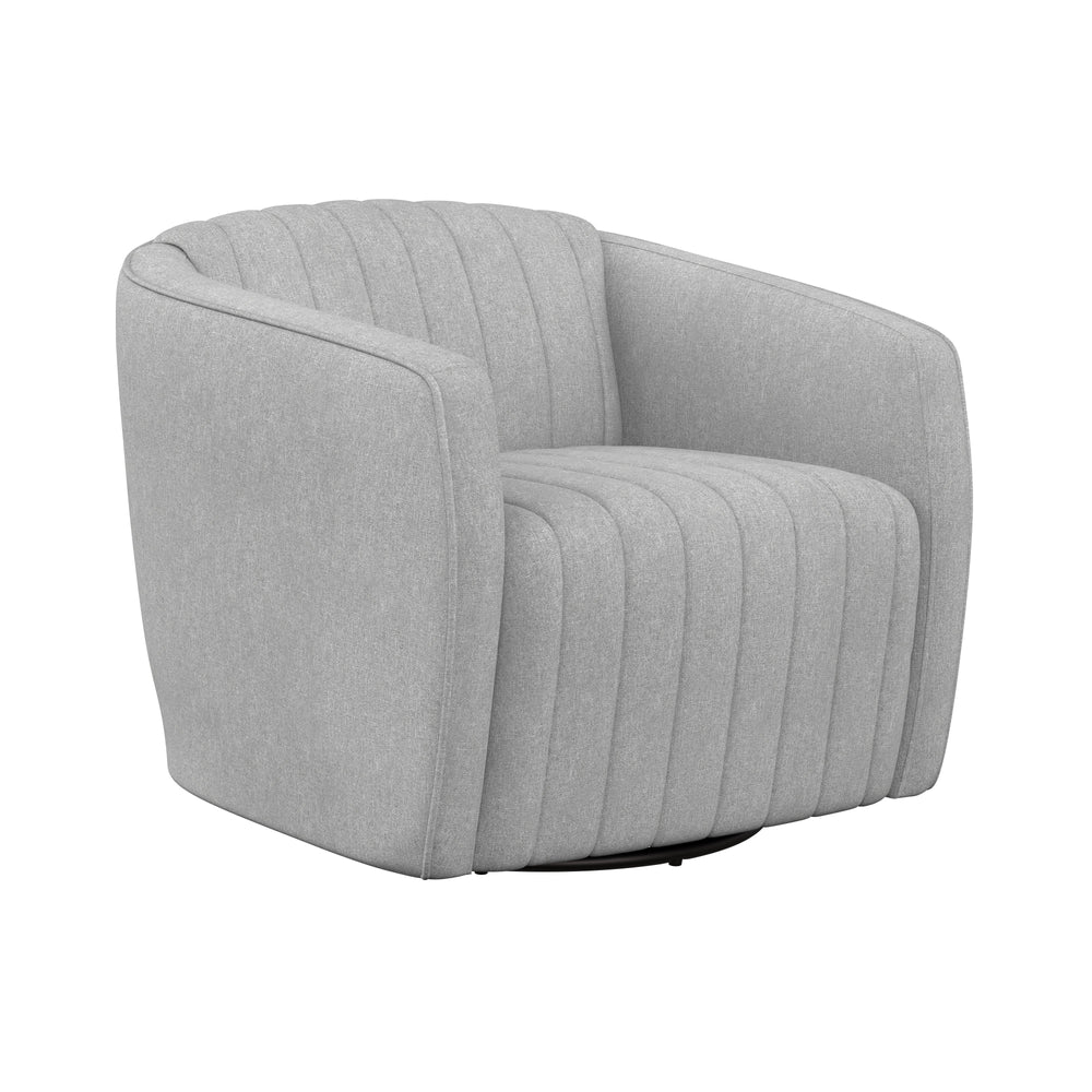 Garrison Swivel Lounge Chair - Liv Dove