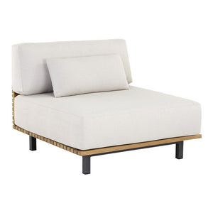 Geneve Modular Armless Chair - Palazzo Cream