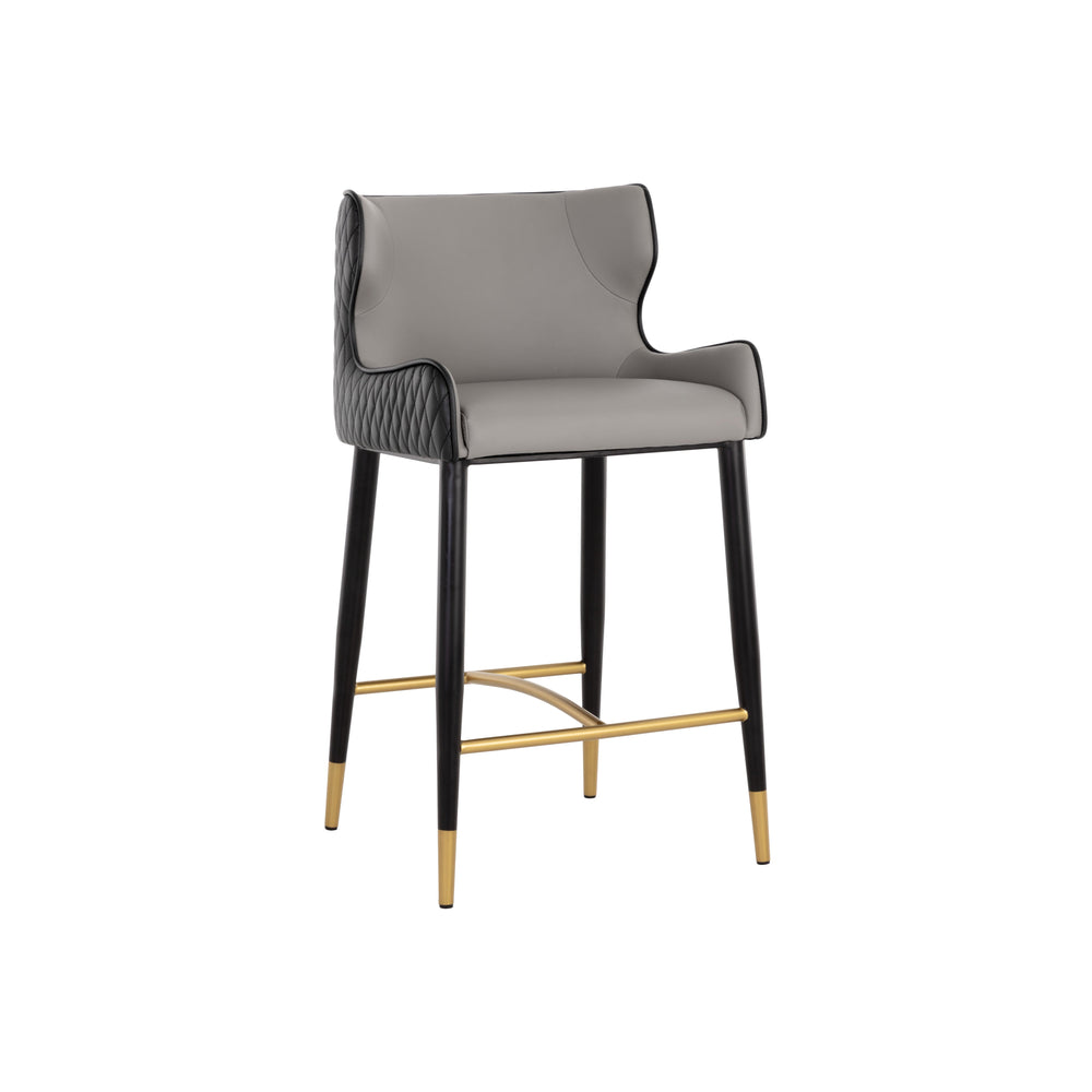 Gianni Counter Stool - Dillon Stratus / Dillon Black