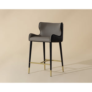 Gianni Counter Stool - Dillon Stratus / Dillon Black