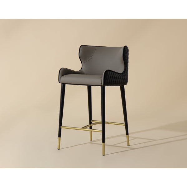 Gianni Counter Stool - Dillon Stratus / Dillon Black