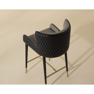Gianni Counter Stool - Dillon Stratus / Dillon Black