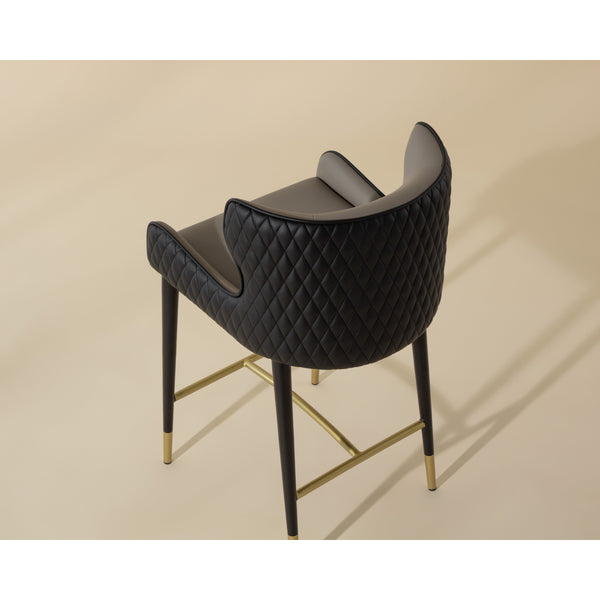 Gianni Counter Stool - Dillon Stratus / Dillon Black