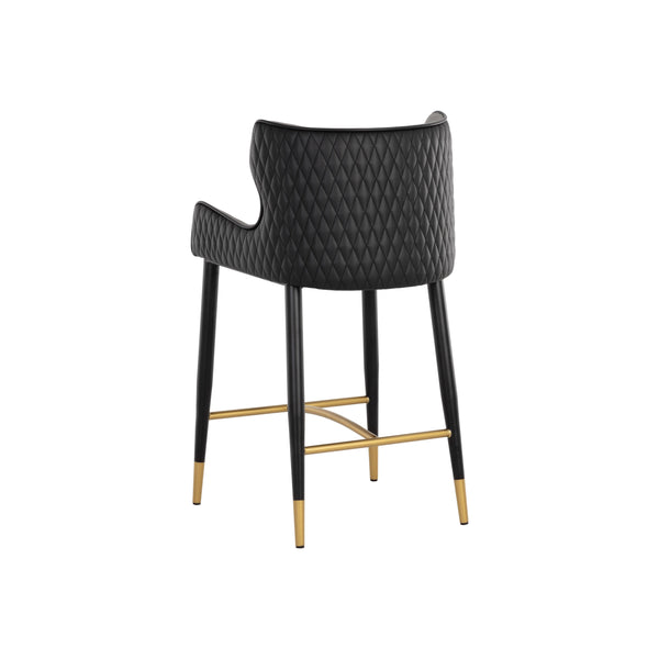 Gianni Counter Stool - Dillon Stratus / Dillon Black