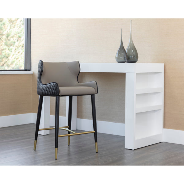 Gianni Counter Stool - Dillon Stratus / Dillon Black