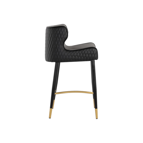 Gianni Counter Stool - Dillon Stratus / Dillon Black
