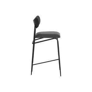 Gibbons Counter Stool - Black - Bravo Portabella