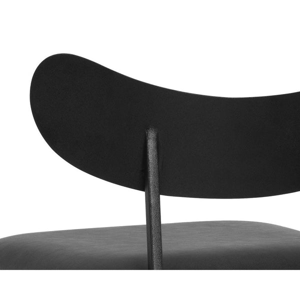 Gibbons Counter Stool - Black - Bravo Portabella